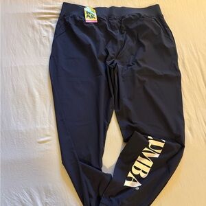 Zumba Fitness Navy Joggers with White Logo
